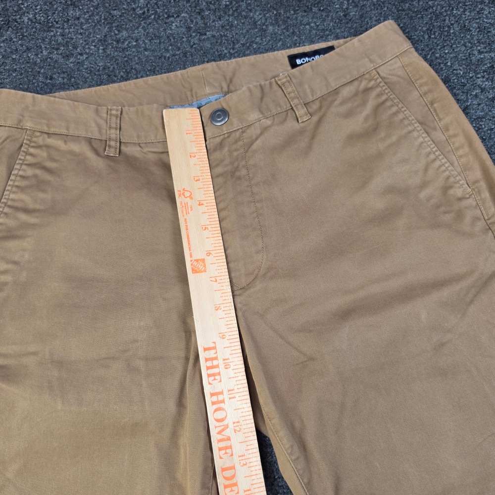 Bonobos Stretch Washed Chinos Tan Brown Mens 34x30 Tailored Fit Casual Golf Pant - Picture 5 of 13